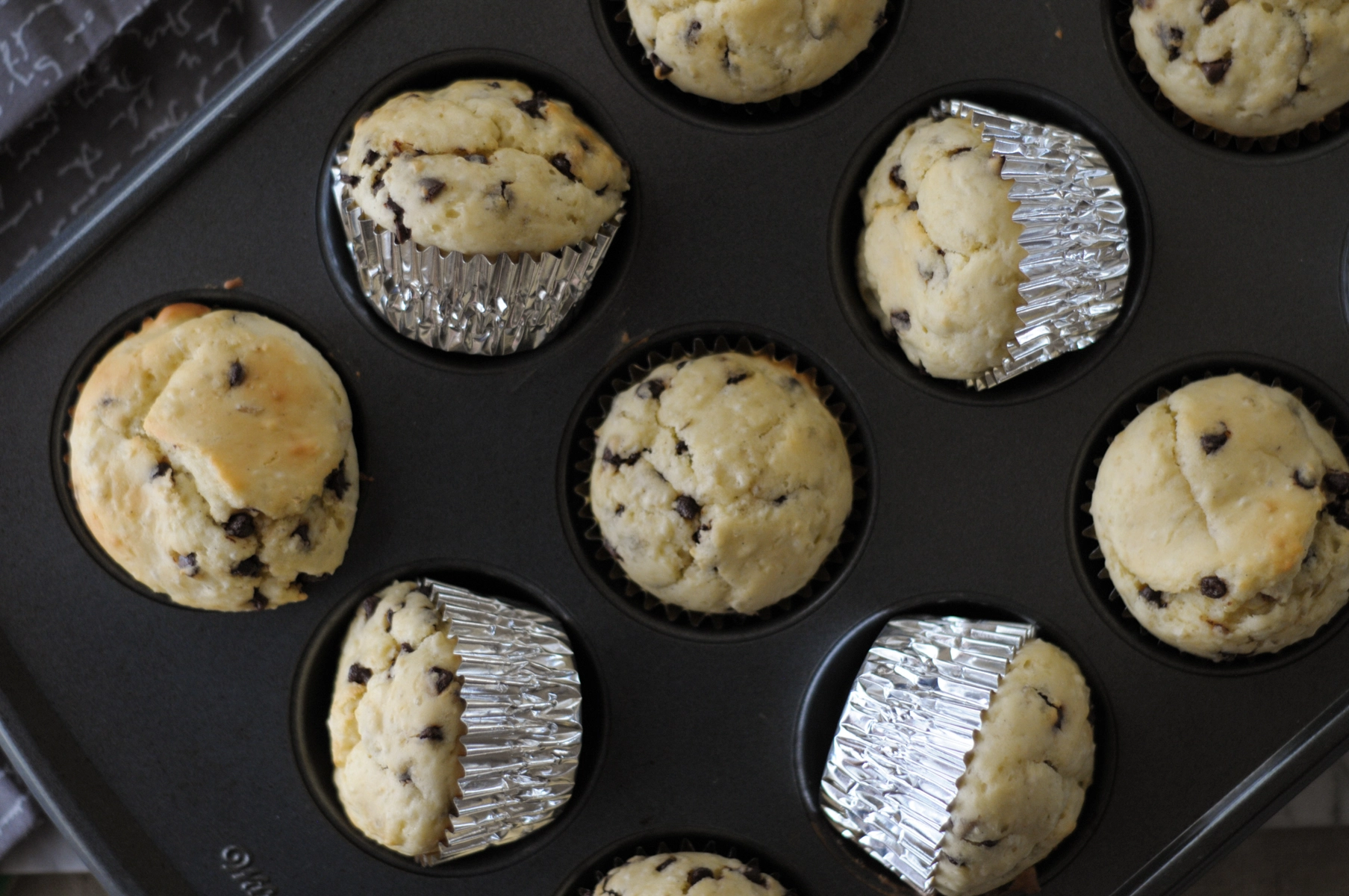 Brown Rice Chocolate Chip Blender Muffins dessert