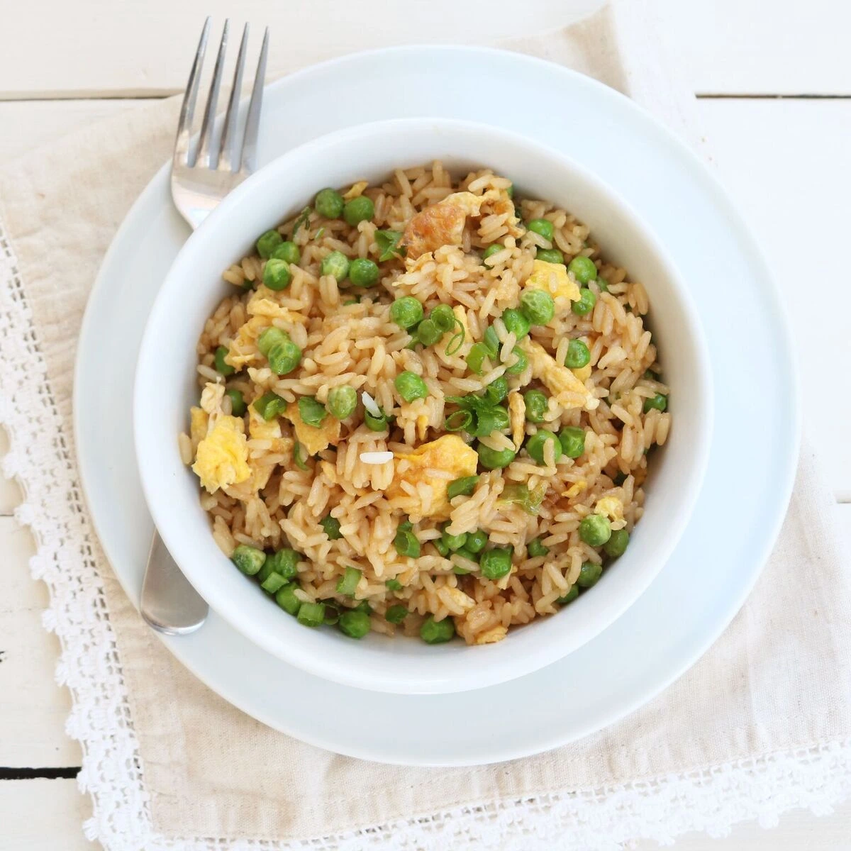 Quick and Easy Vegetarian Fried Rice dish