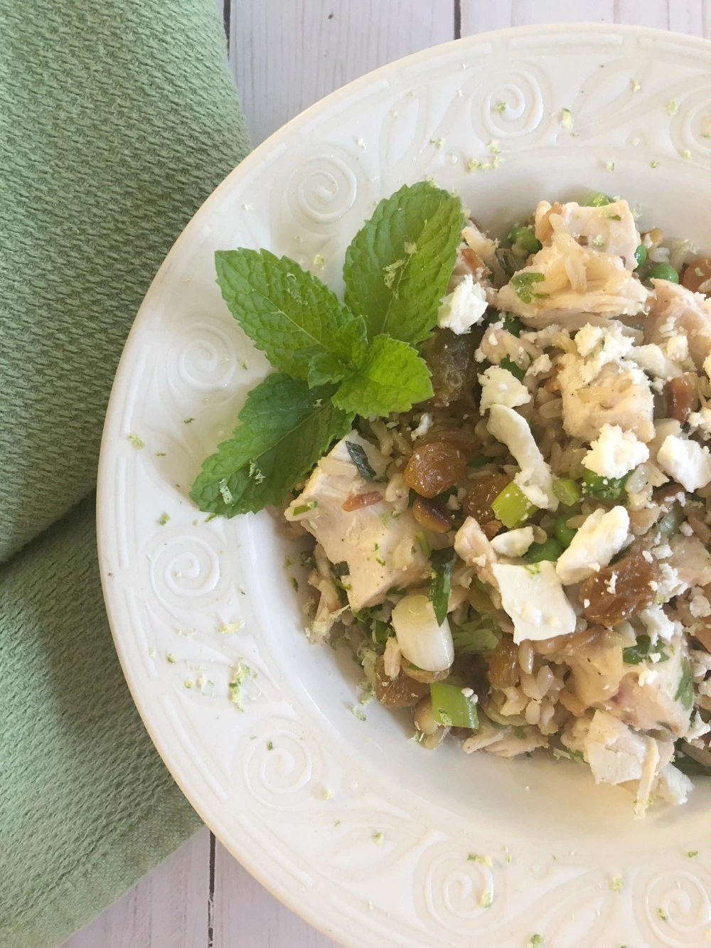 Chicken and Rice Salad with Citrus Vinaigrette dish