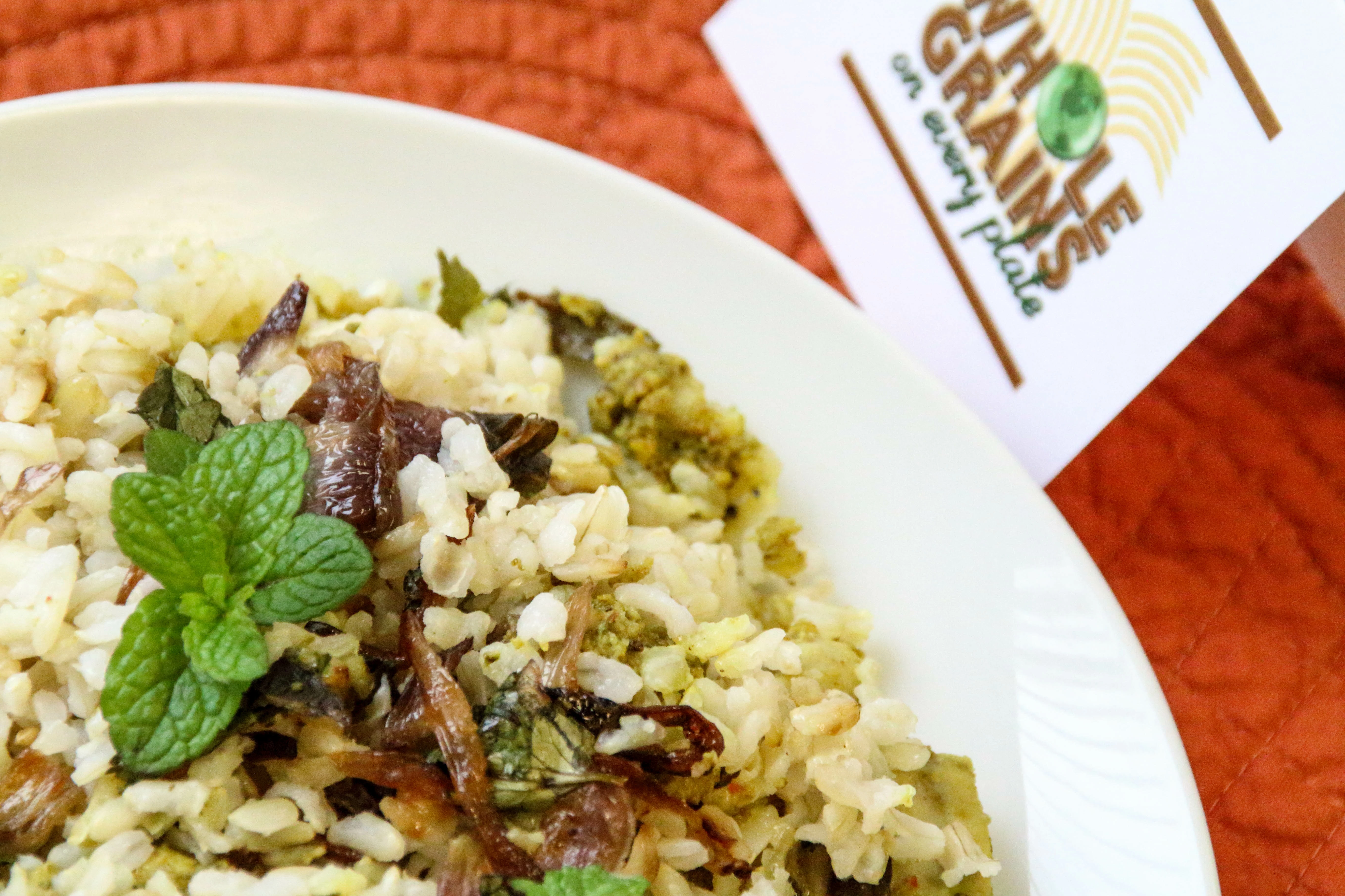 Chicken Biryani with Brown Rice dish