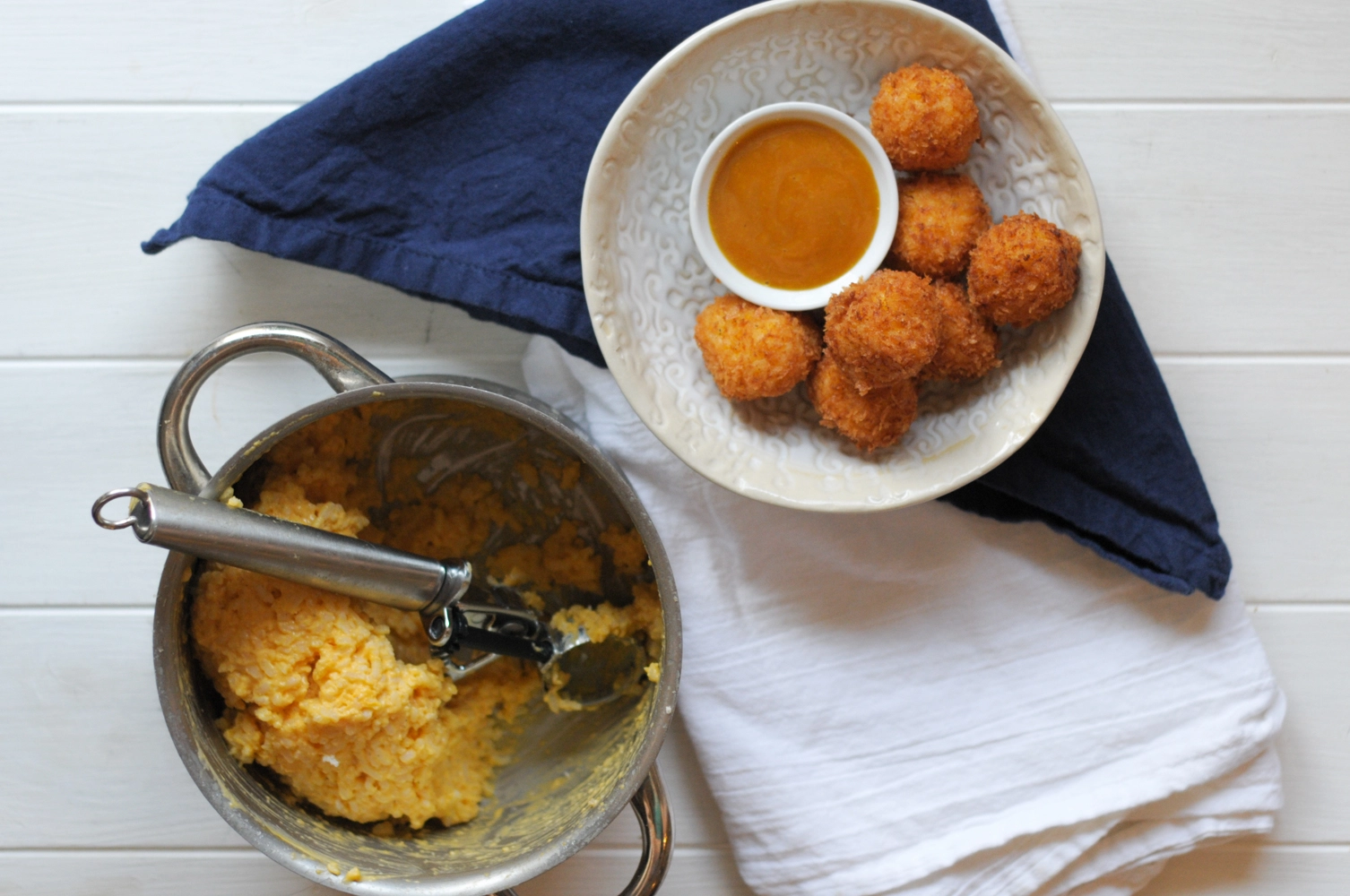 Cheese & Rice Balls appetizer
