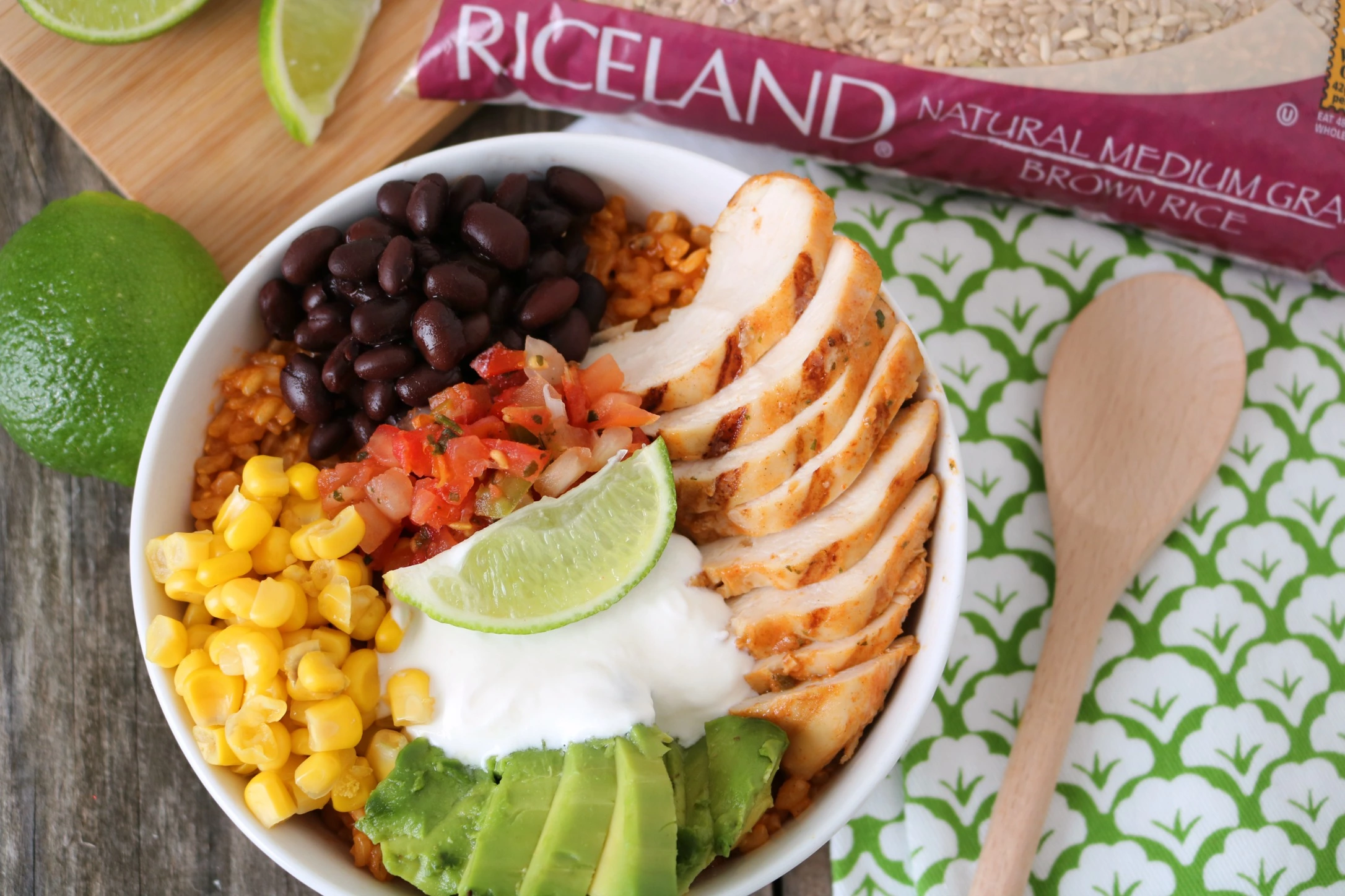 Brown Rice Cantina Bowl dish