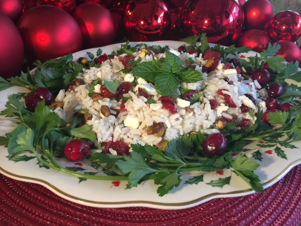 Beautiful and Delicious Christmas Rice dish