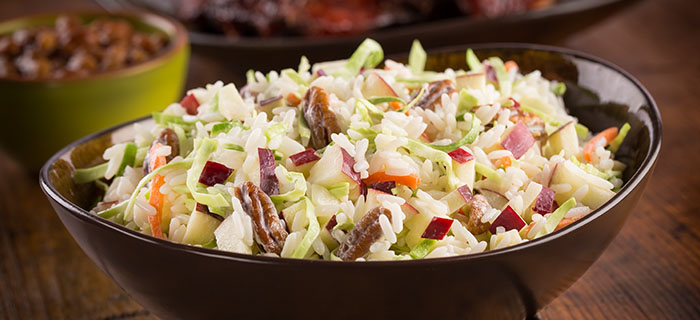 Apple Pecan Rice Slaw appetizer