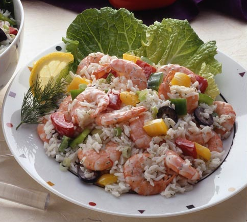 Dill Shrimp Salad dish