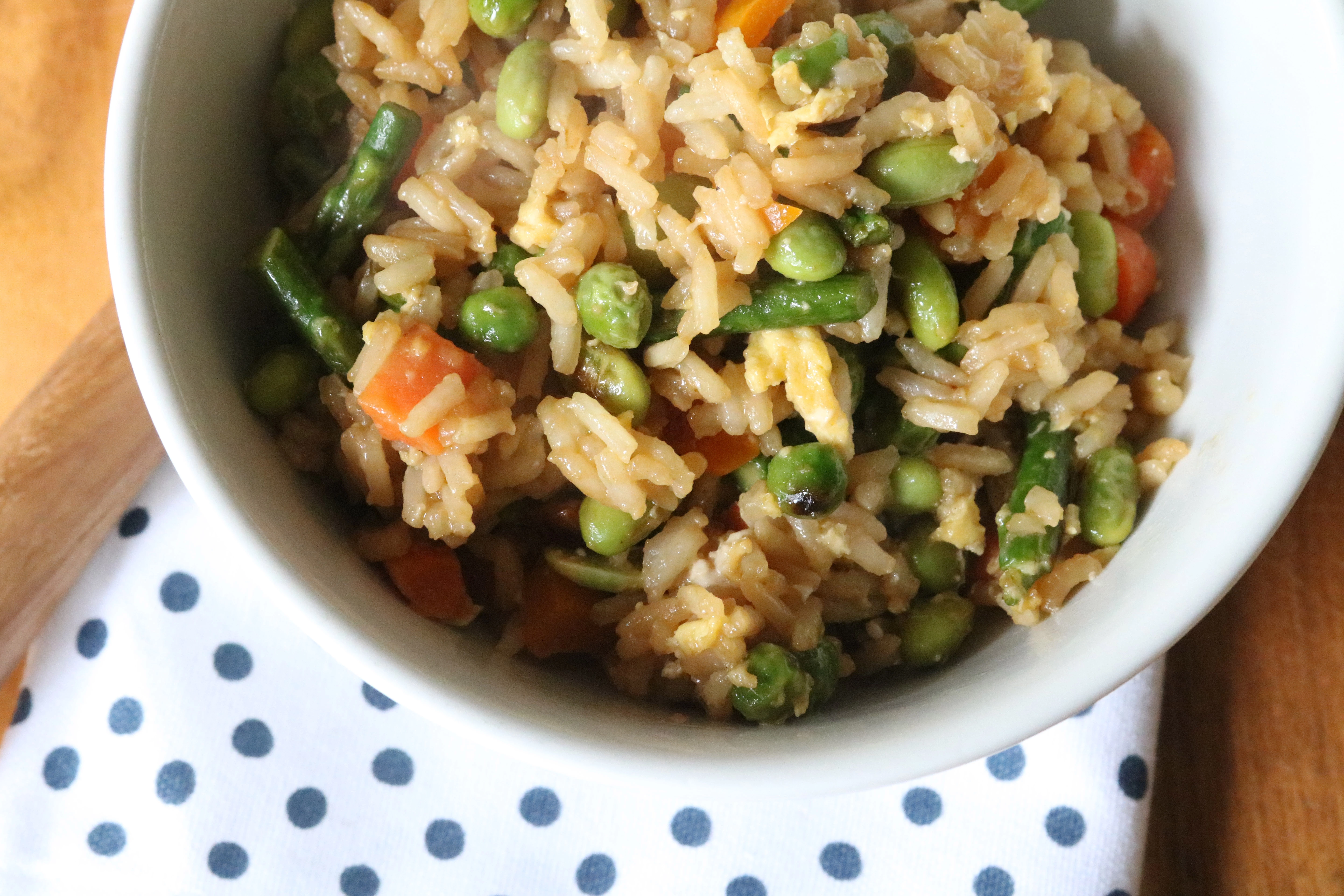Loaded Vegetable Fried Rice dish
