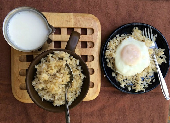My Family's Favorite Way to Eat Brown Rice for Breakfast dish