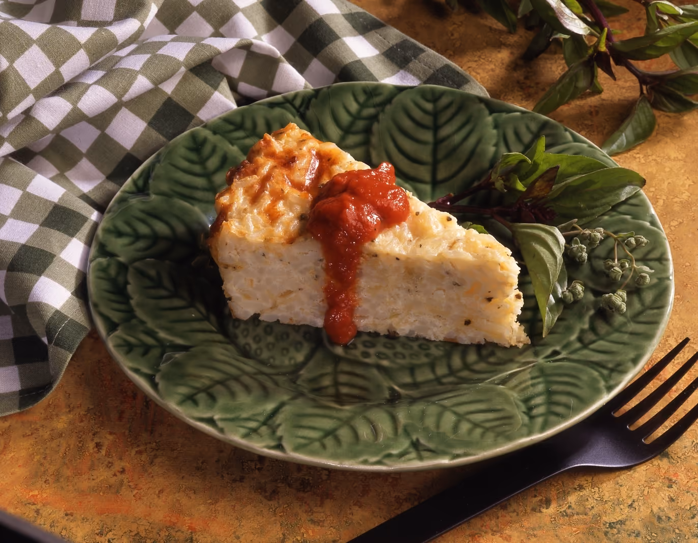 Italian Cheese & Rice Torte dish