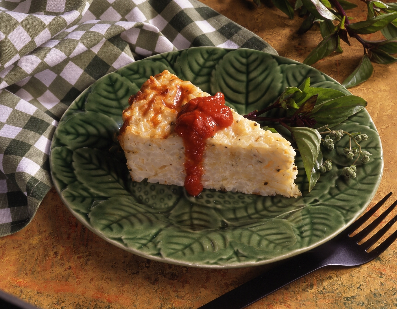 Italian Cheese & Rice Torte dish