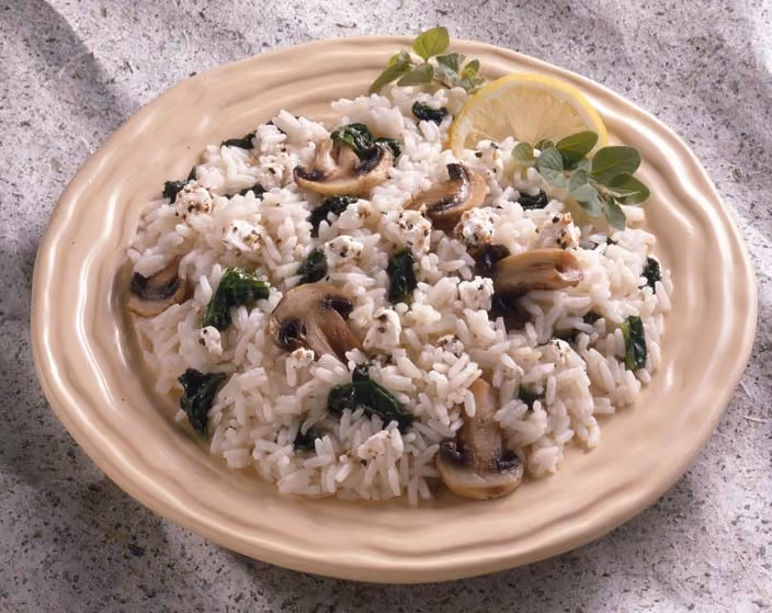 Spinach Feta Rice dish