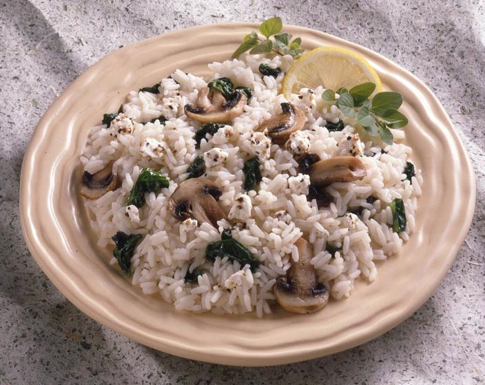 Spinach Feta Rice dish