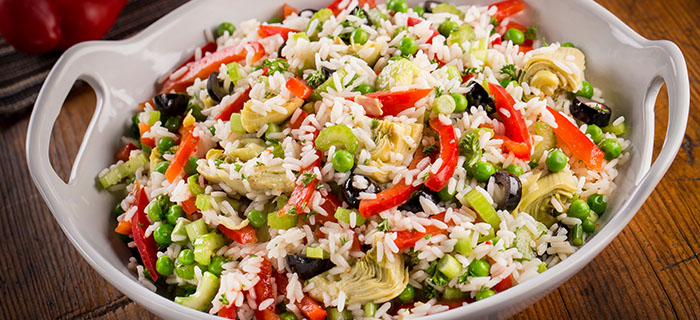 Italian Rice Salad dish