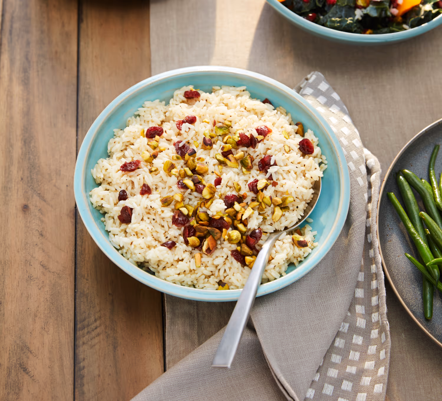 Maple Dijon Sprouted Brown Rice dish