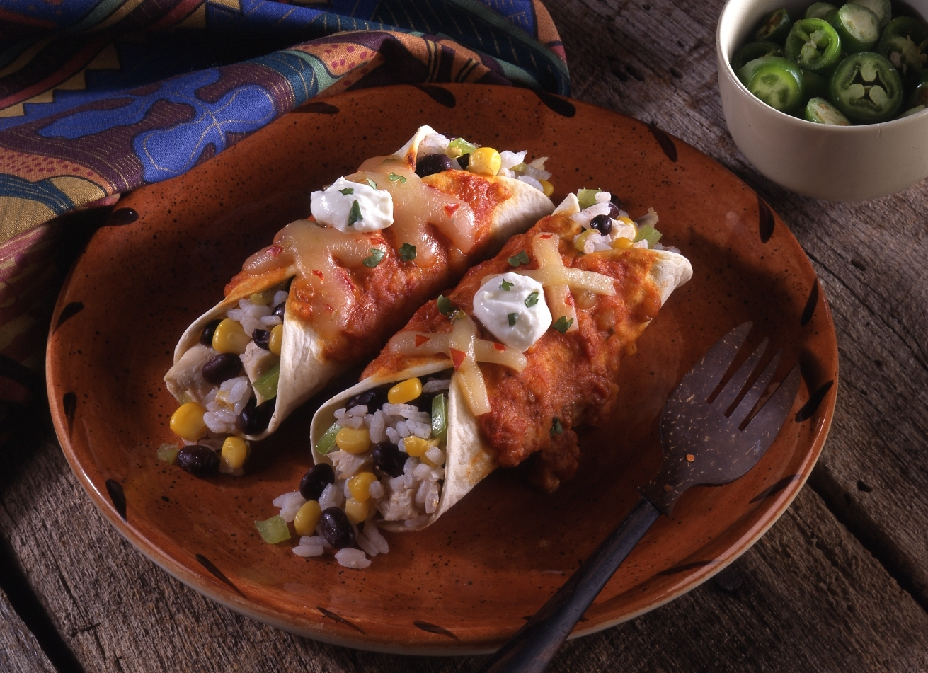 Spiced Enchiladas dish
