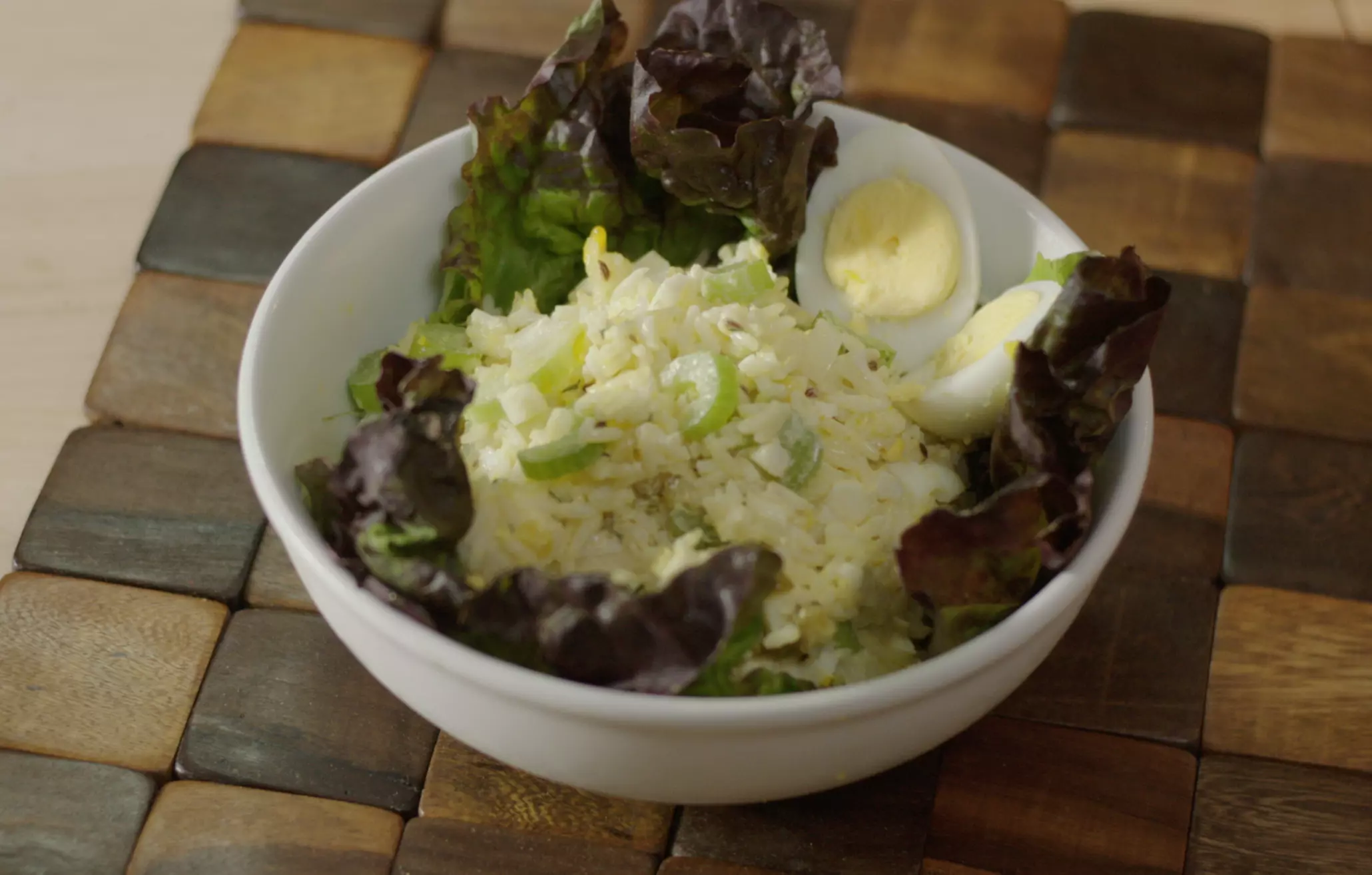 Rice Salad made with Boil-in-Bag Rice dish