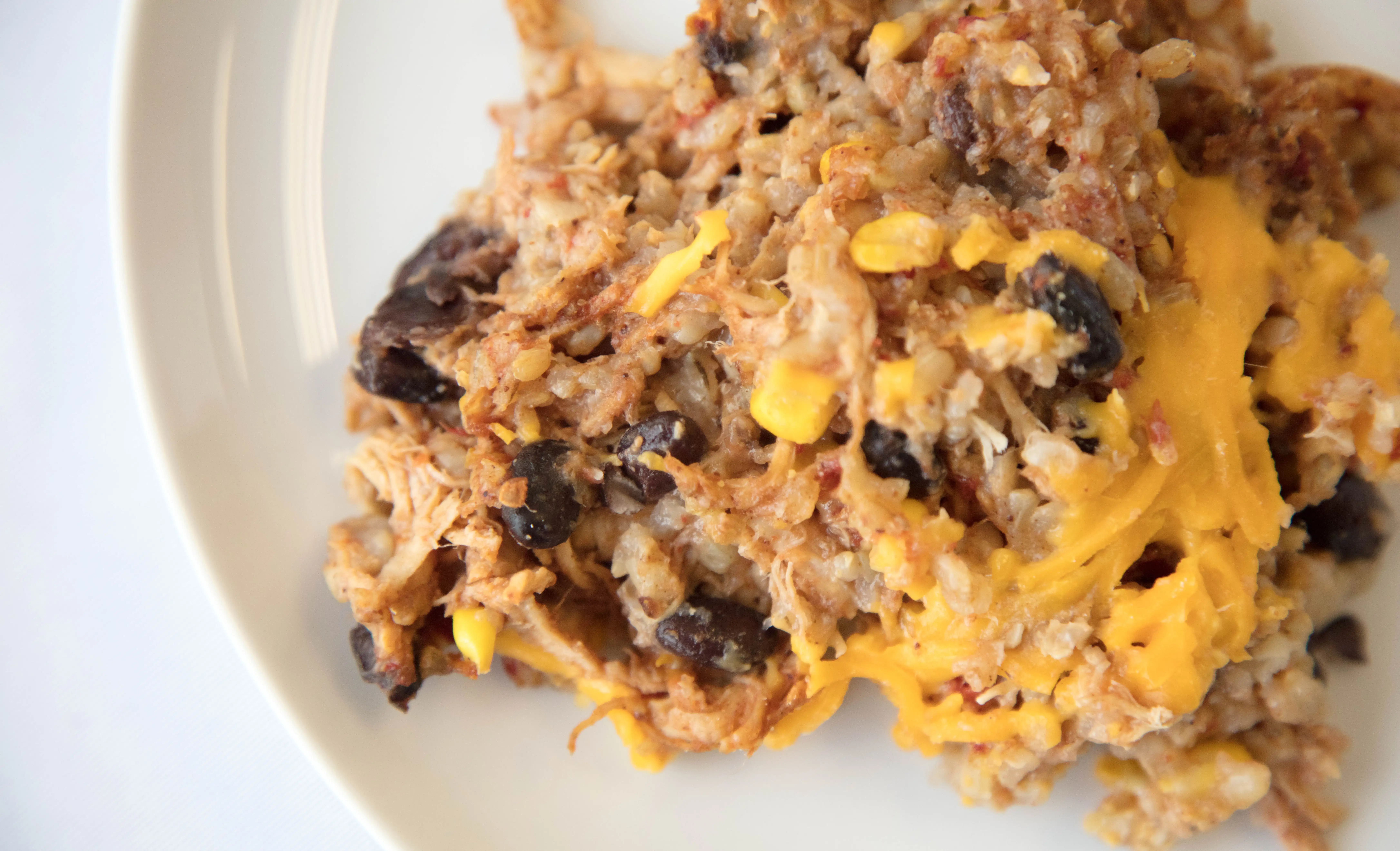 Slow Cooker Chicken Burrito Bowls dish