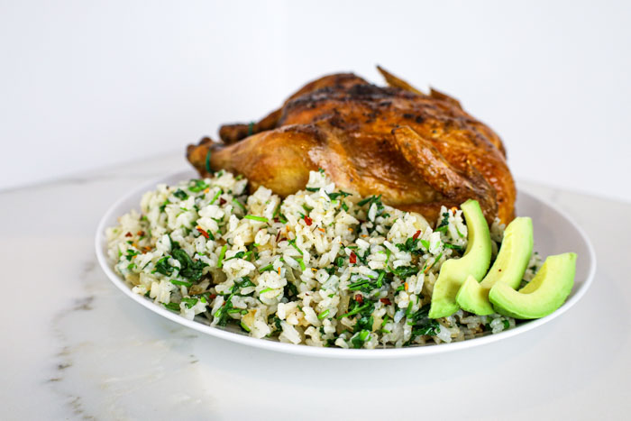 Green Rice dish