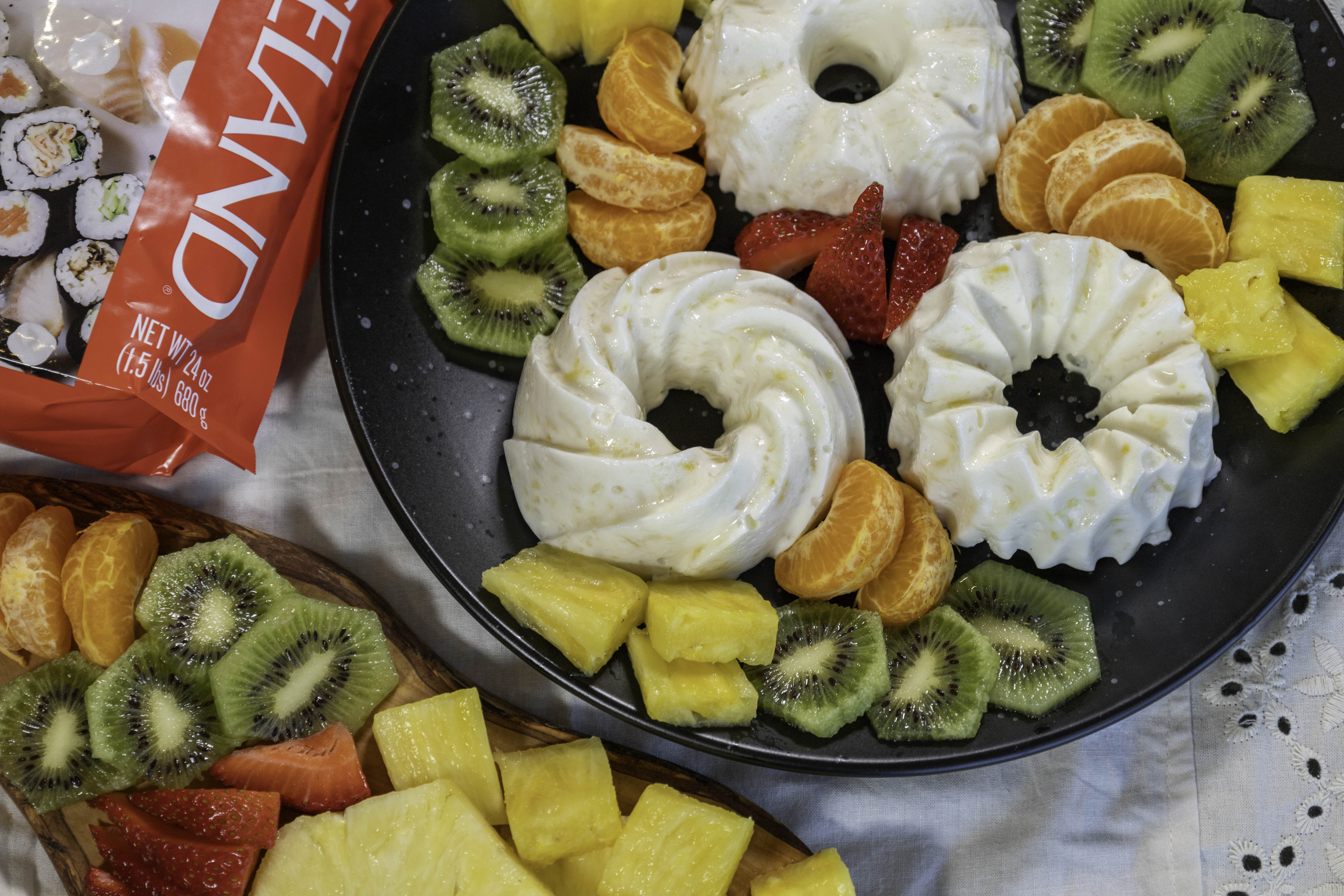 Creamy Rice 'N Fruit Mold dish