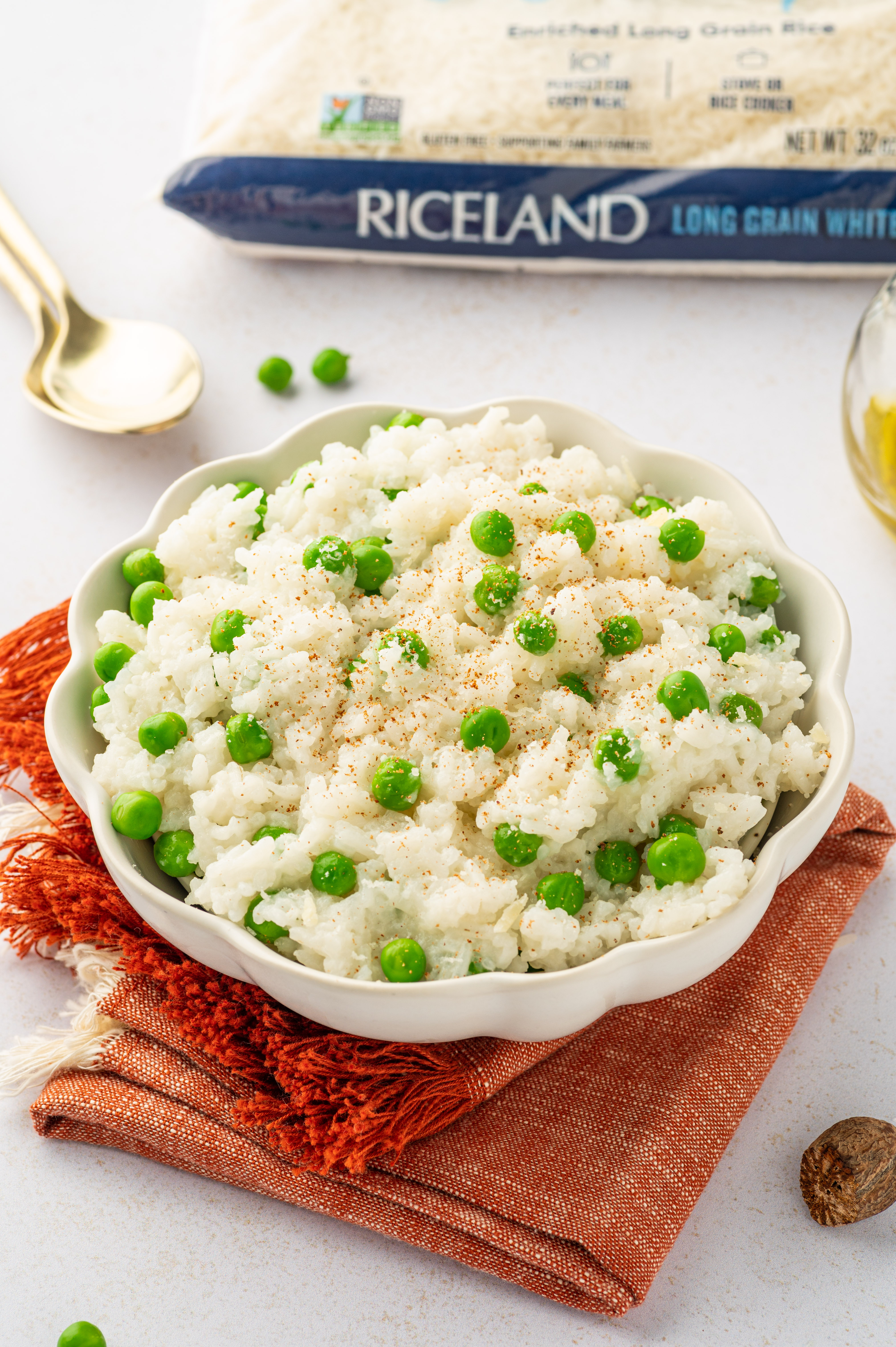 Great-Grandmother's Risi Bisi (Rice with Peas) dish