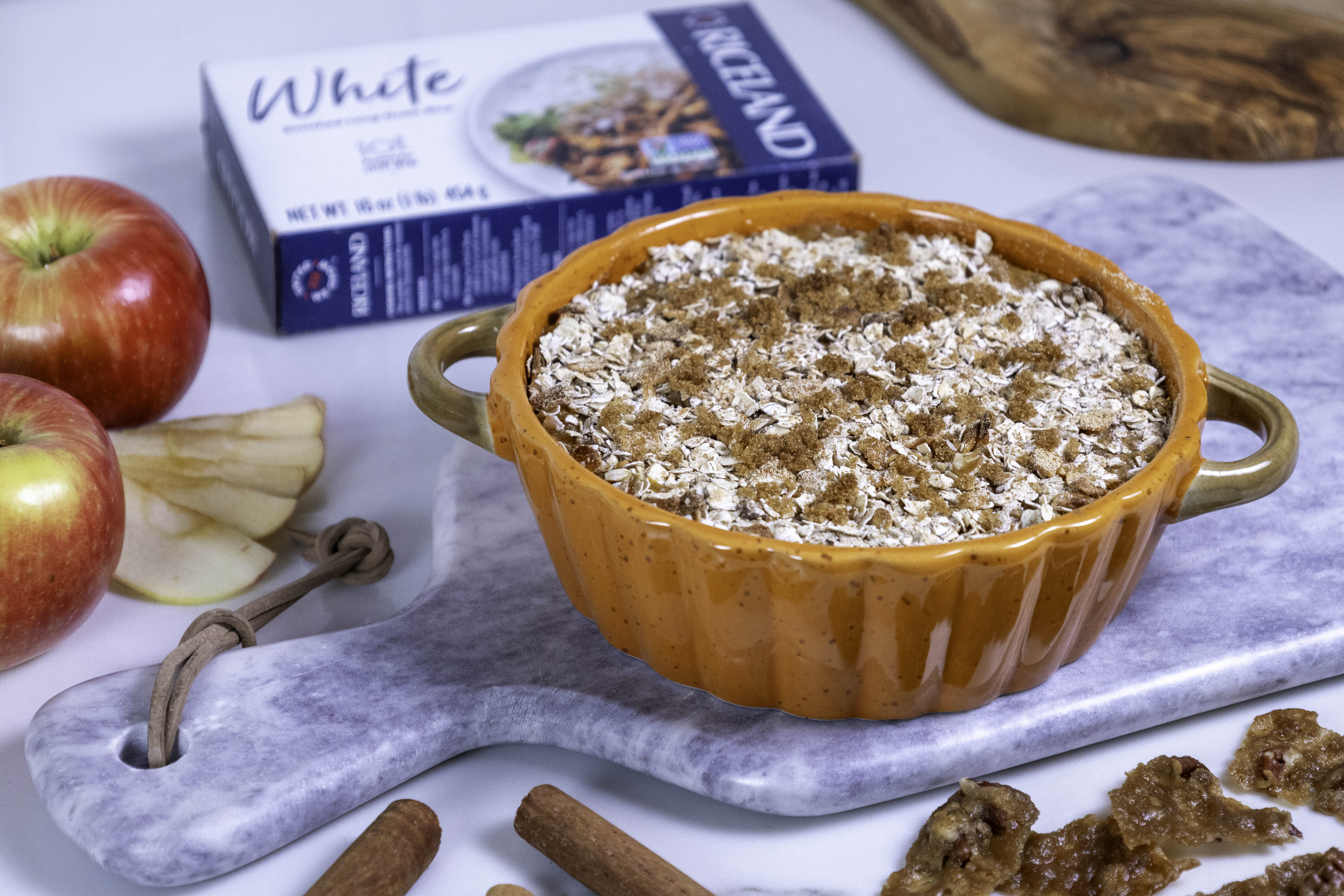Riceland Baked Pumpkin Apple Rice Pudding