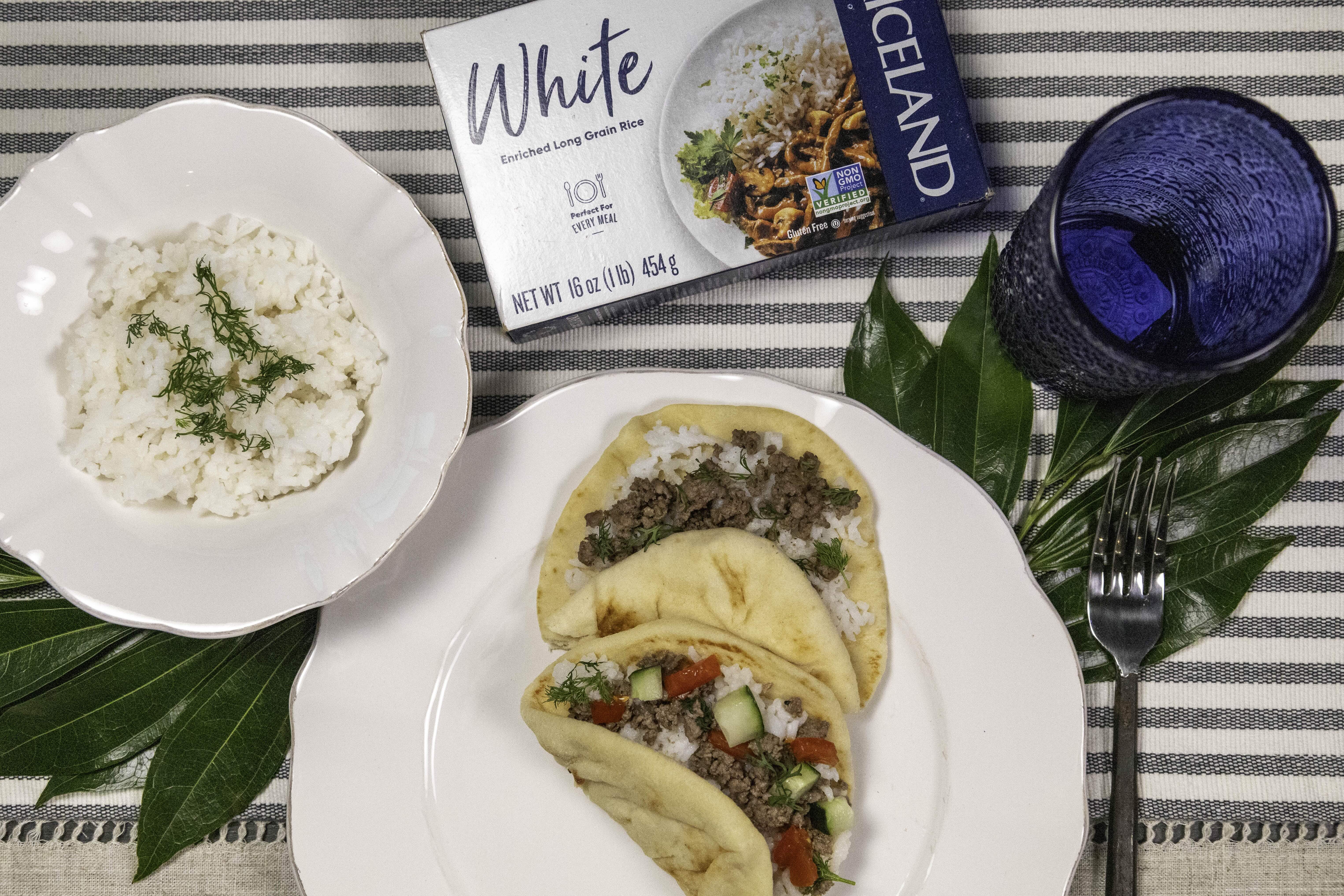 Greek Rice Tacos