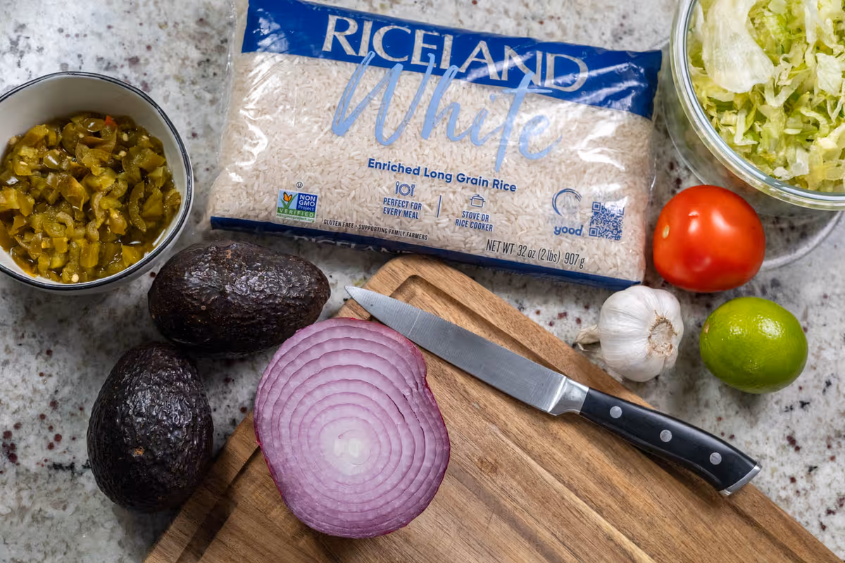 Crazy Guacamole Salad Deconstructed