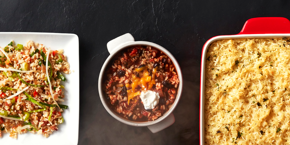 A bowl of food with a white sauce and a white plate of foodAI-generated content may be incorrect.