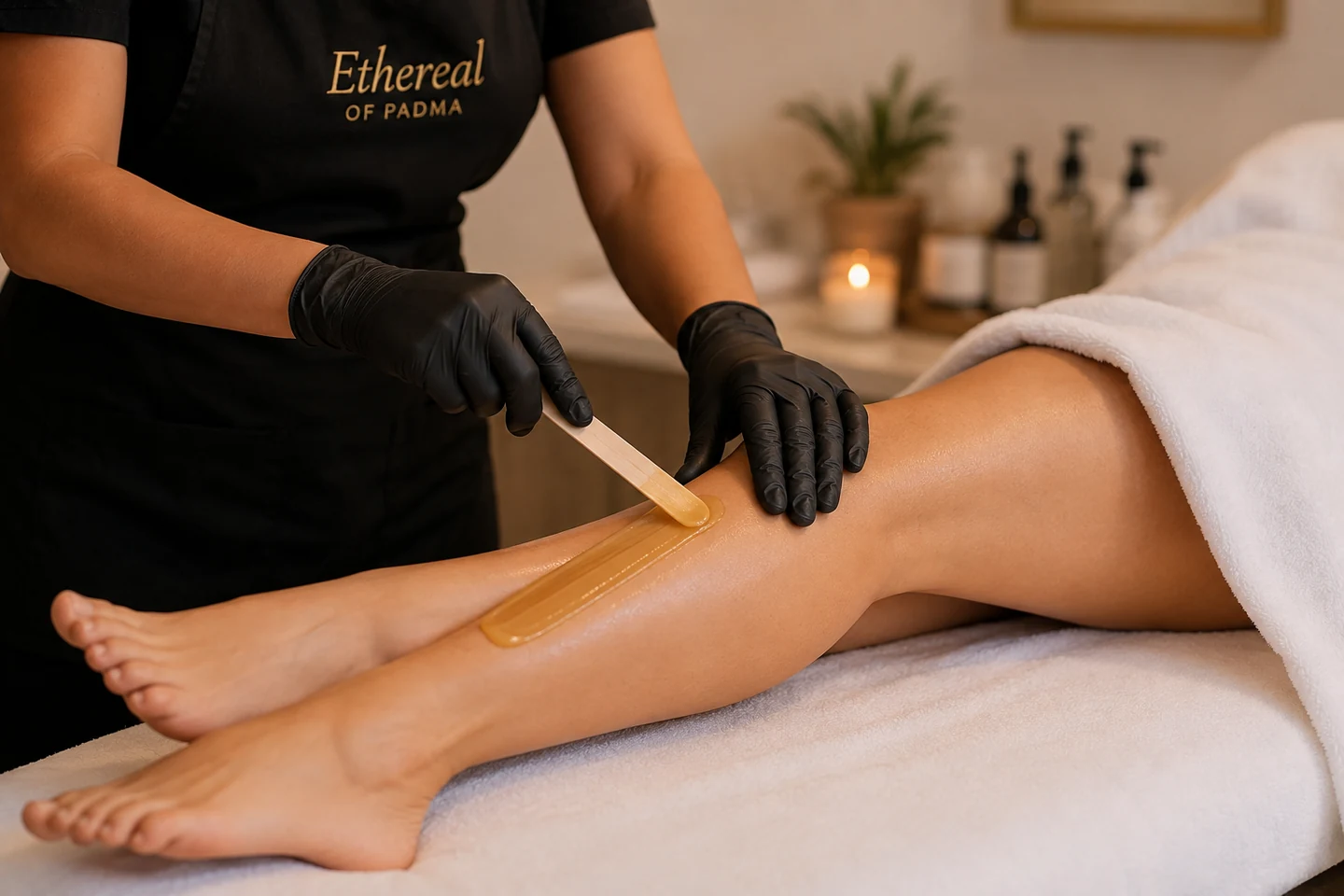 Professional waxing service at Ethereal of Padma in Mechanicsburg, PA