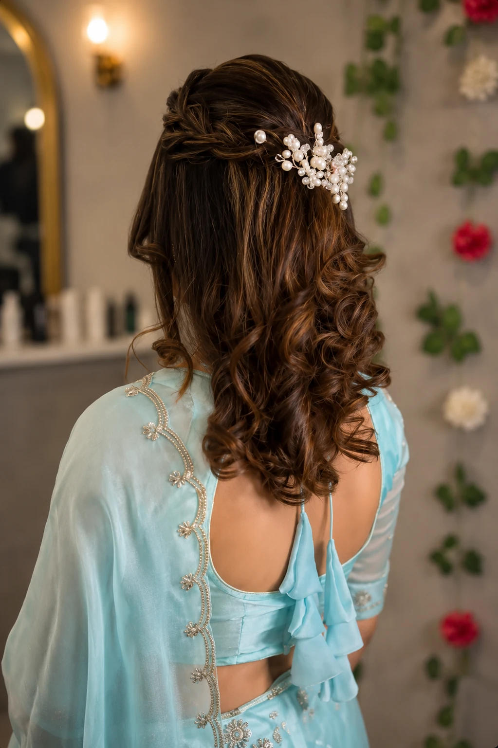 Formal event hairstyle and curls by Ethereal of Padma