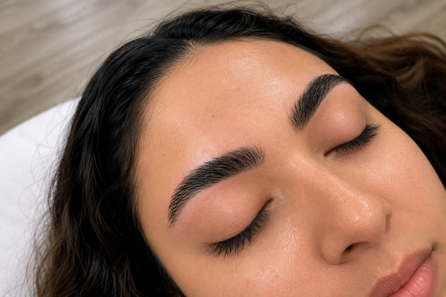 Eyebrow shaping and brow styling at Ethereal of Padma