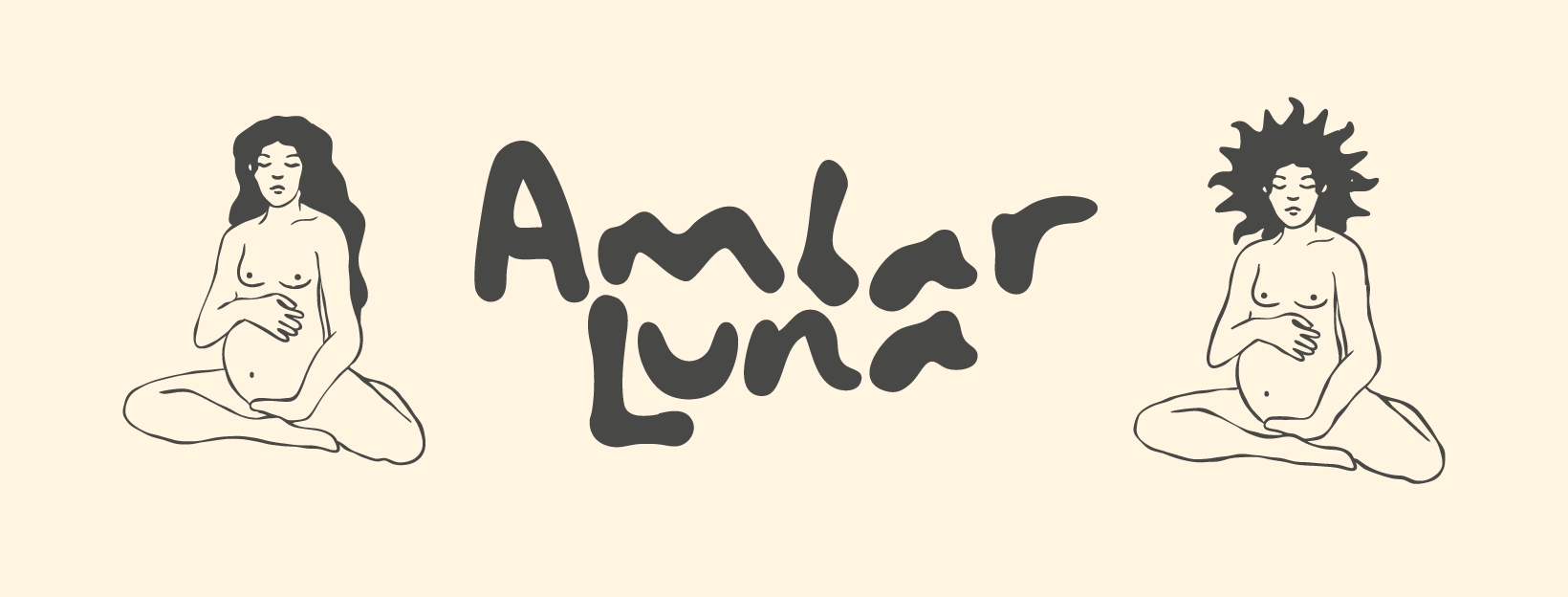 Logo with the name Ambar Luna