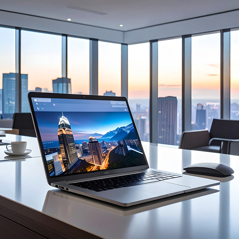 Beautiful Blone Wooman with black luxury leather handbag