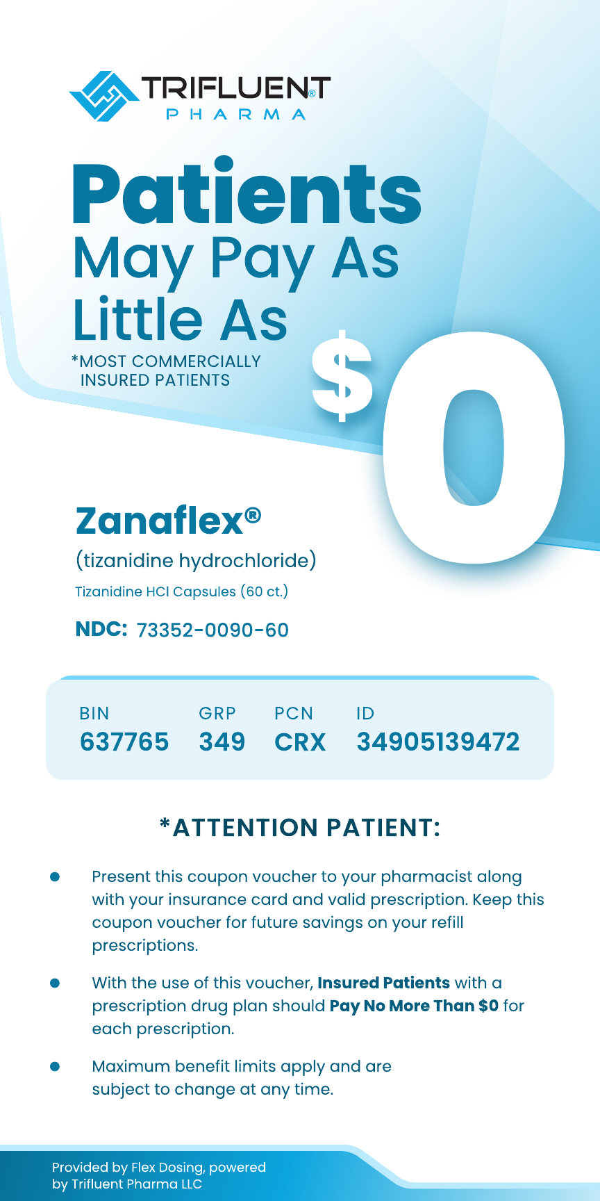 Zanaflex® (Tizanidine Hydrochloride) Capsules