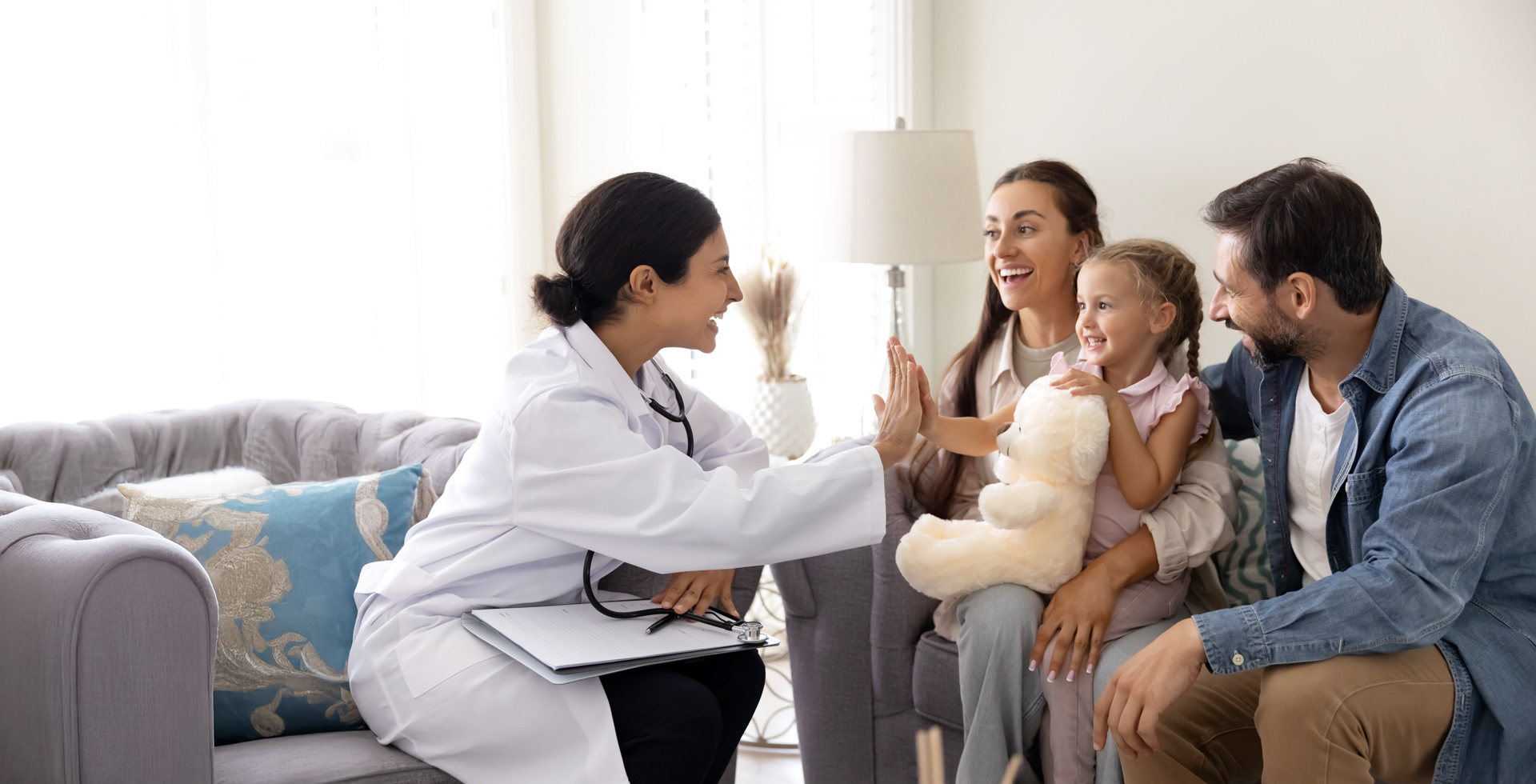 image of the clinic reception area (for a veterinary clinic)