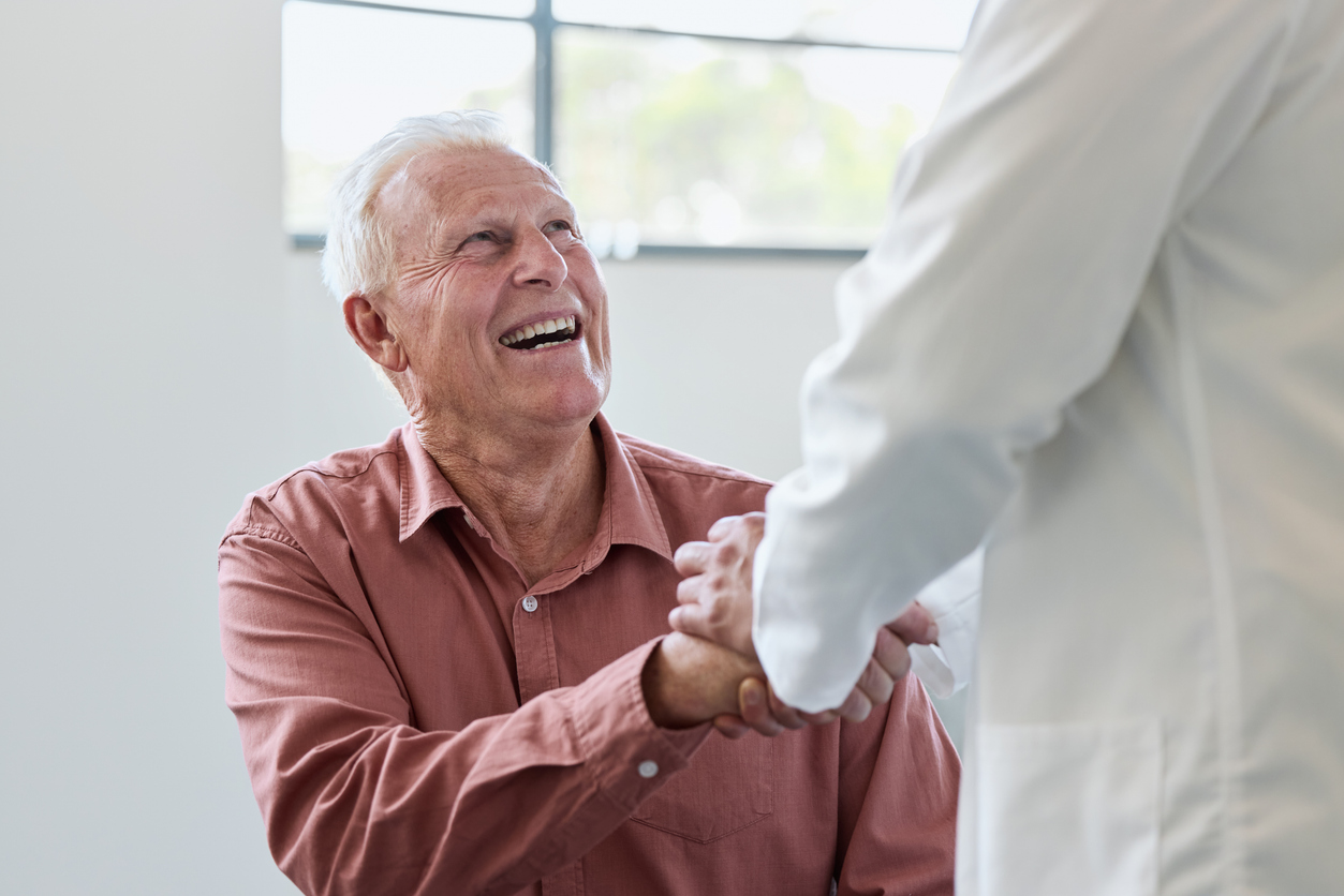image of job applicants in a discussion at a medical clinic