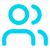 Icon of two abstract human figures representing collaboration or teamwork.