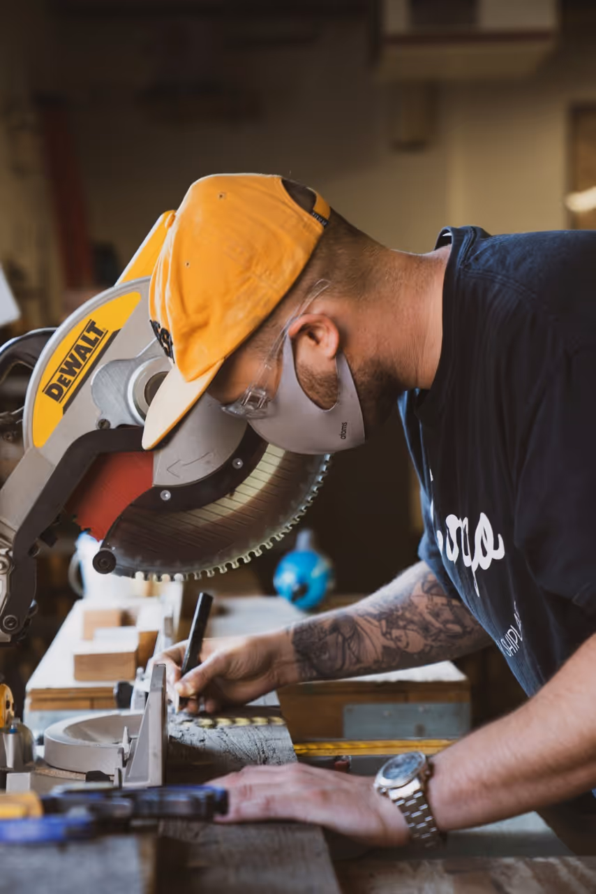Man working