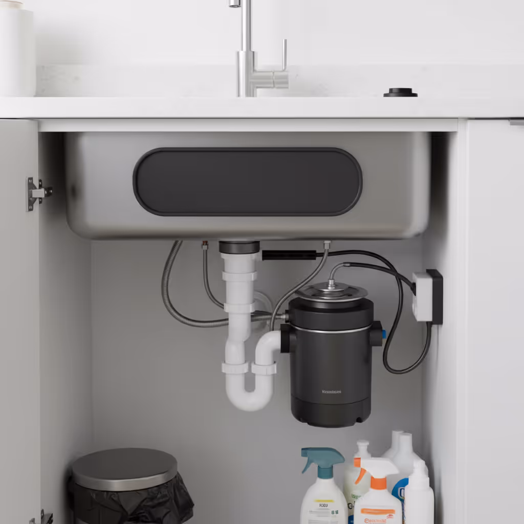 Garbage disposal installation and replacement by Omaha Drain