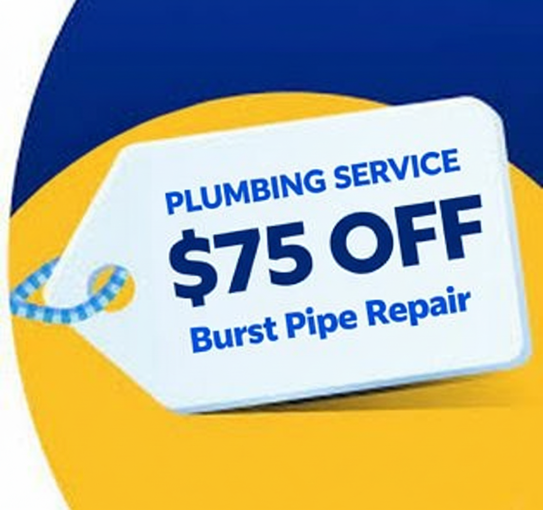 $75 Off Burst Pipe Repair