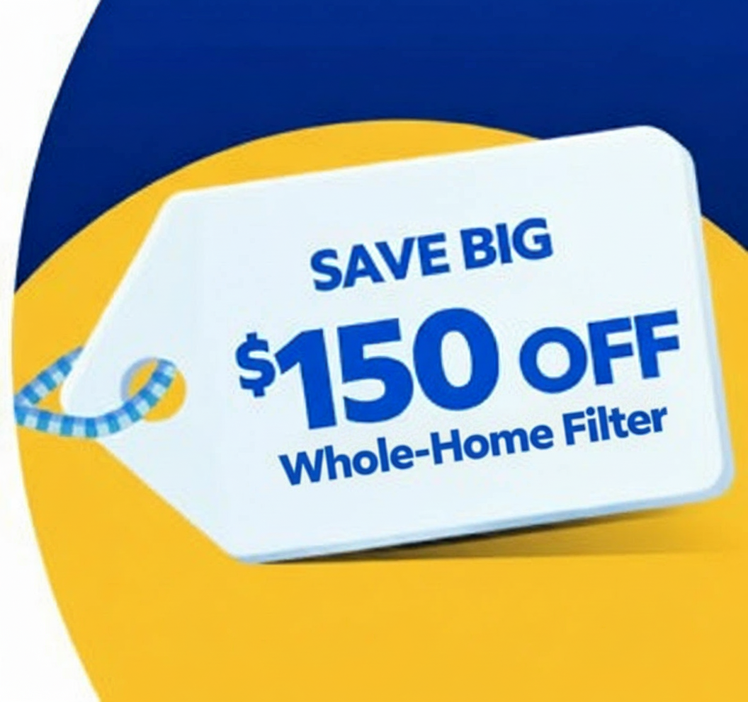 Whole-home water filtration system