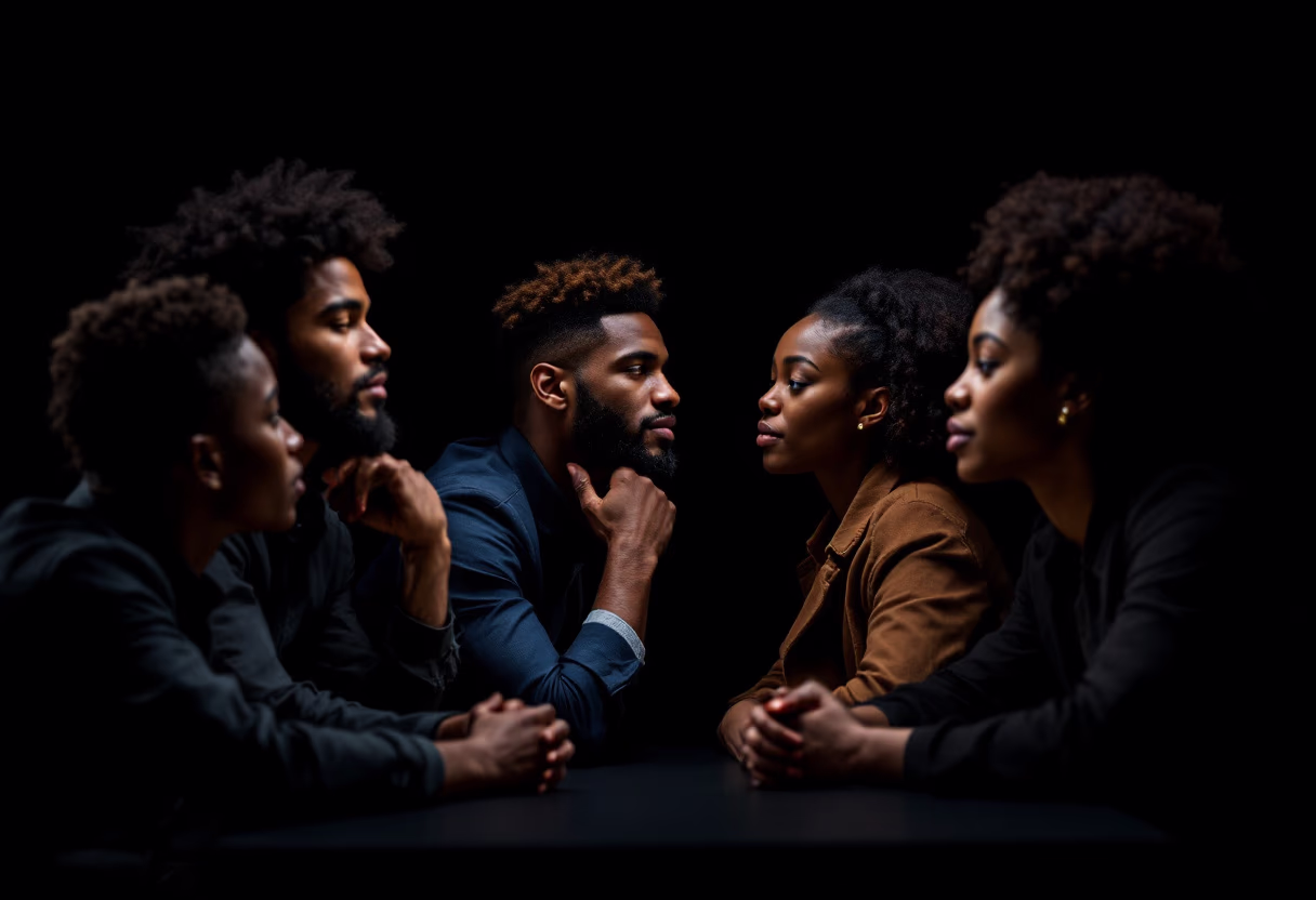 image of diverse team brainstorming