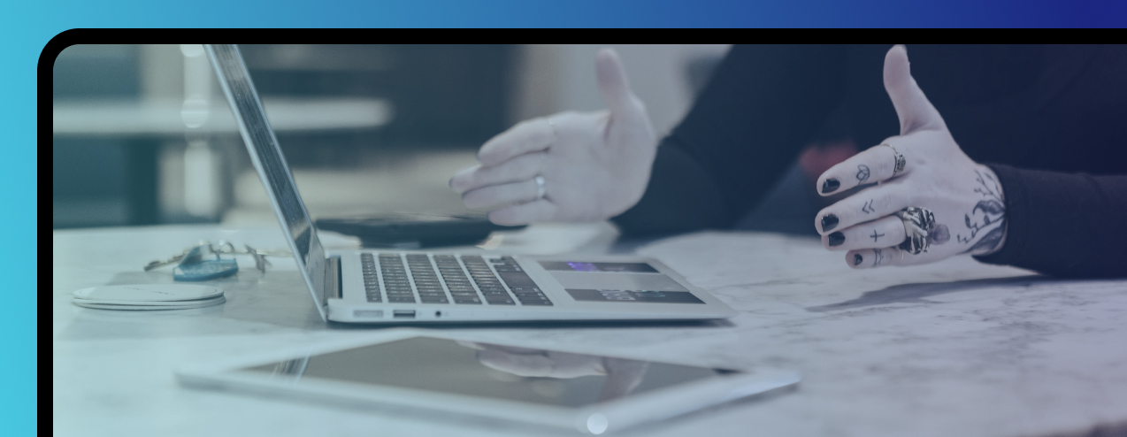 image of a student presenting research at a university event