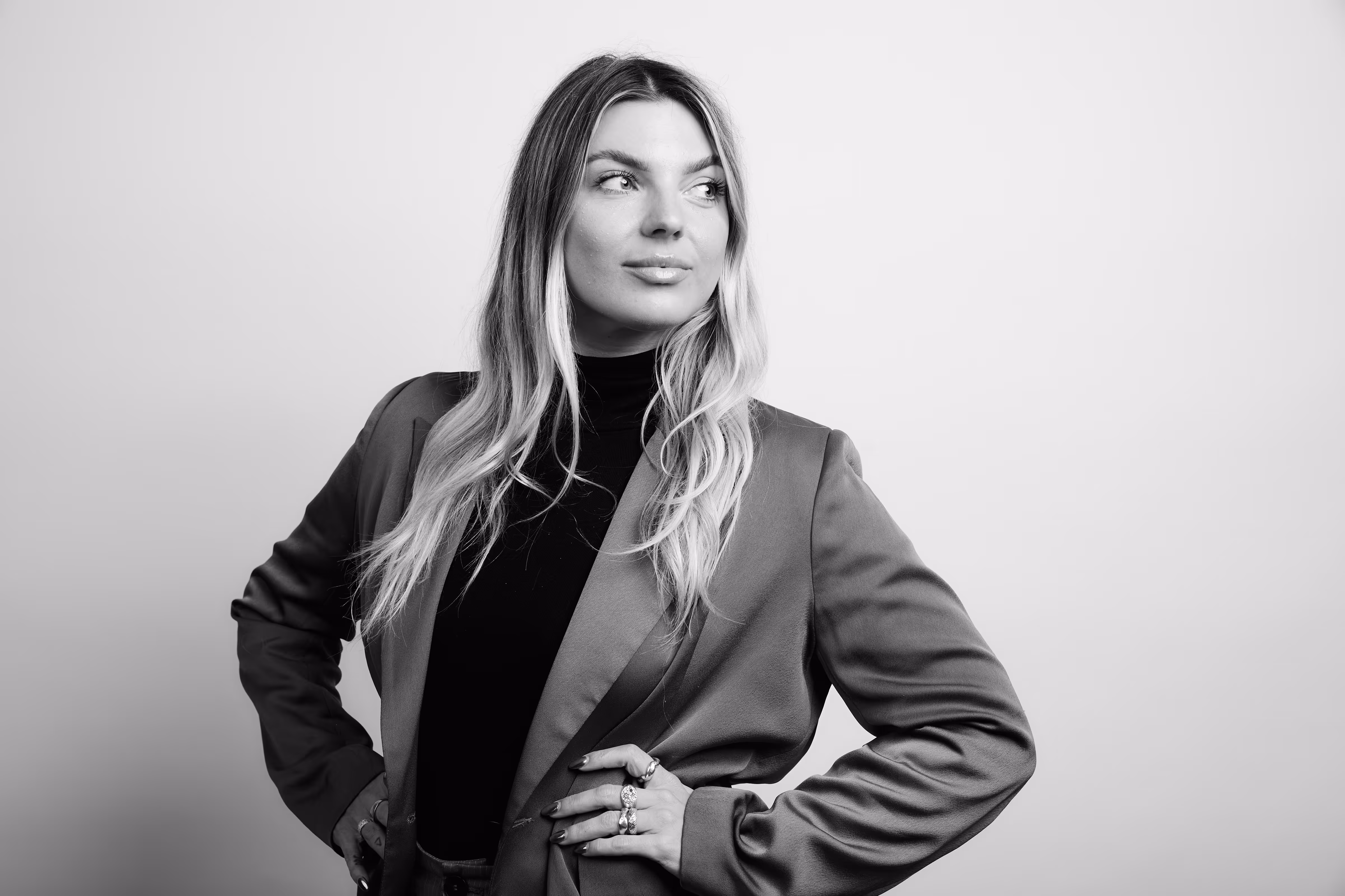 Elegant Woman with Vase