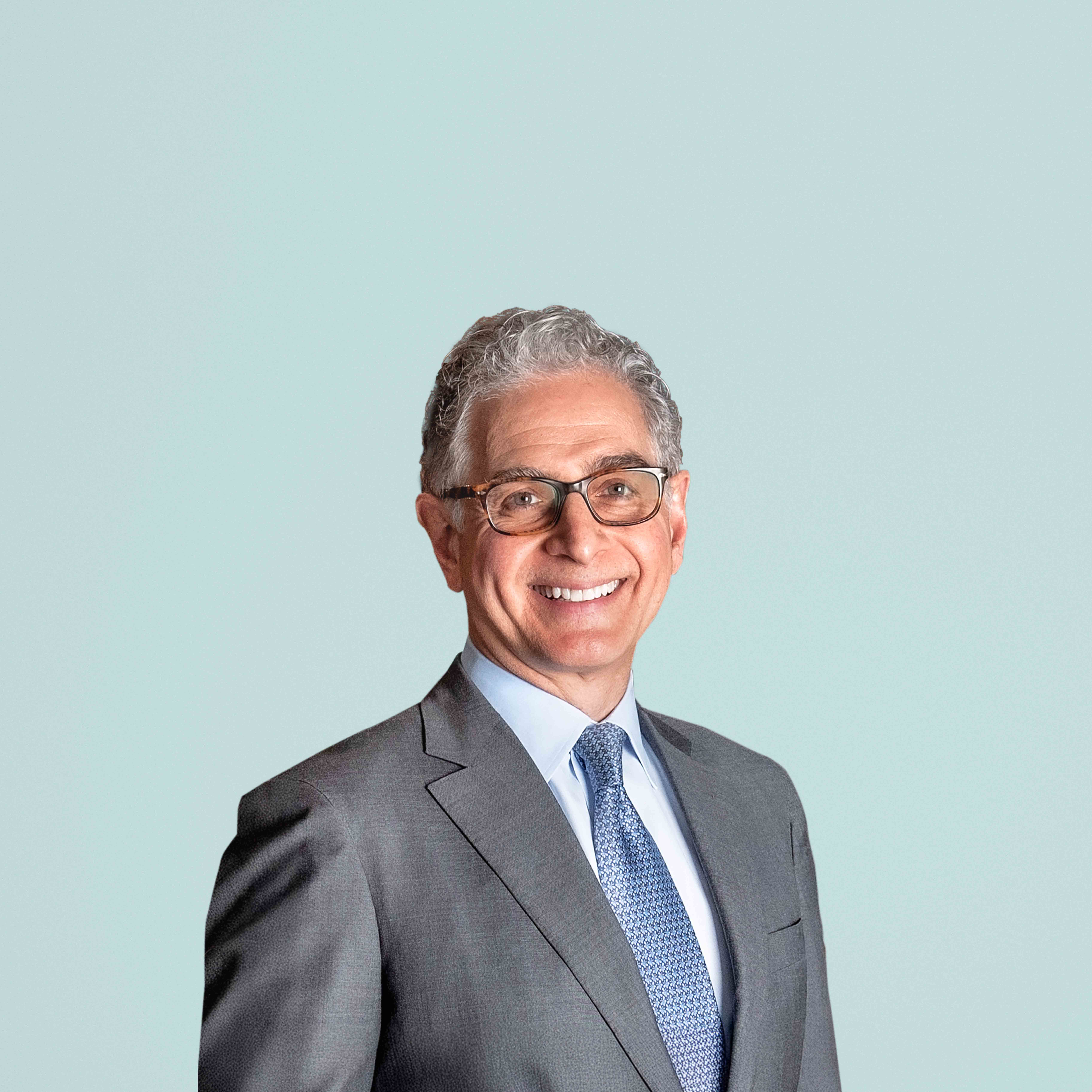 Portrait of Mark Hoplamazian, President and CEO of Hyatt Hotels Corp.