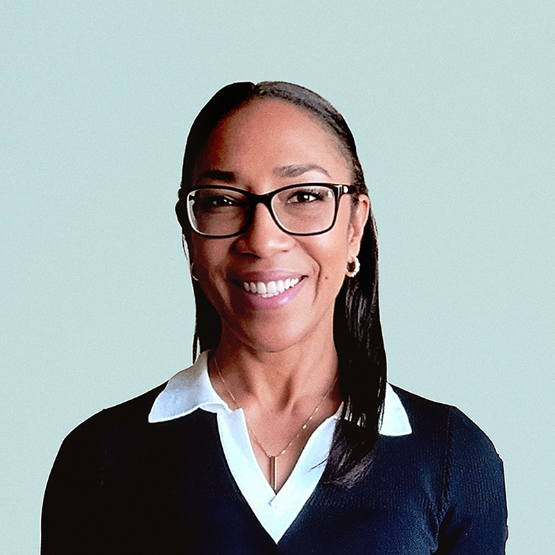 Portrait of Kimberly Jones against a light background.