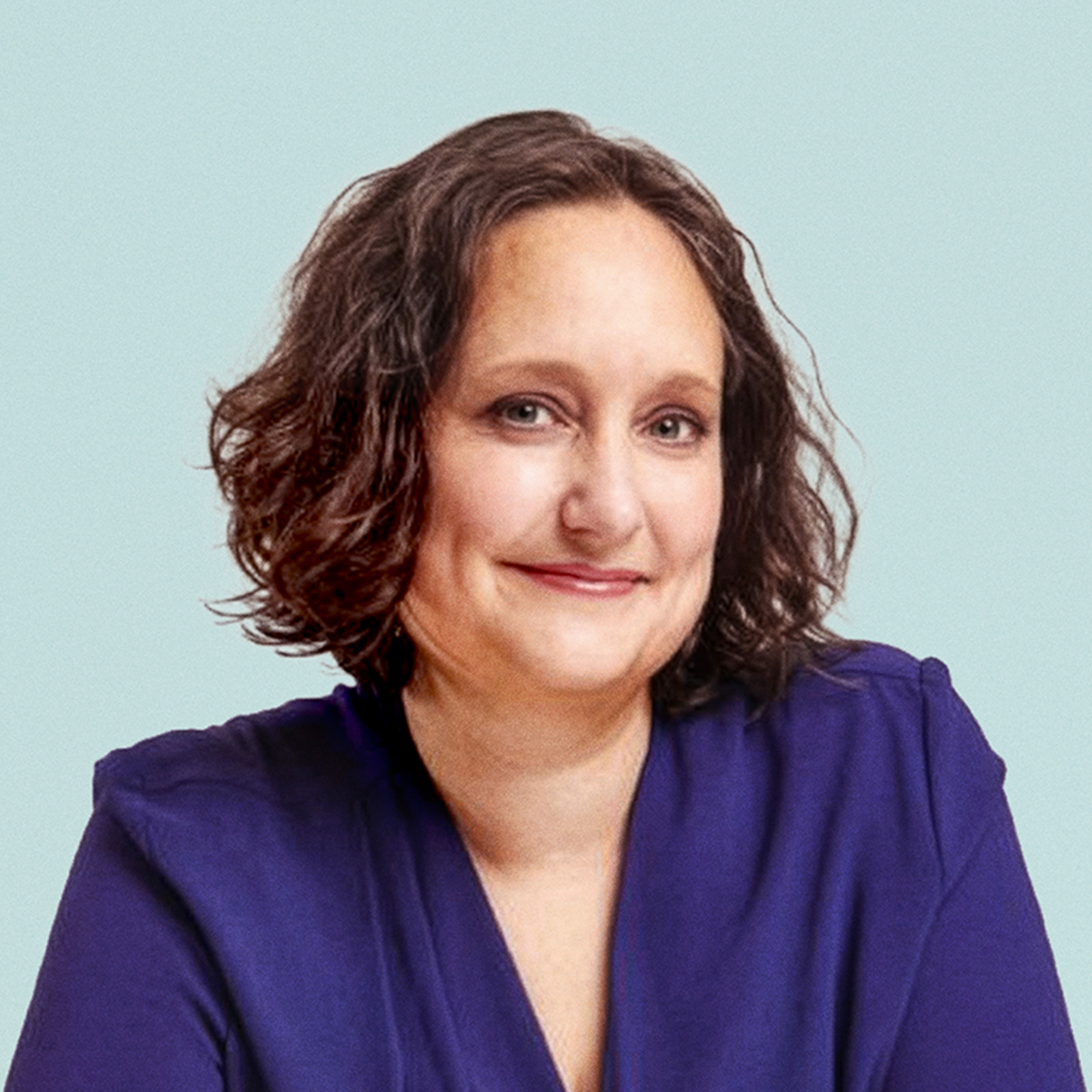 Portrait of Sarah Lewis-Kulin against a light background.