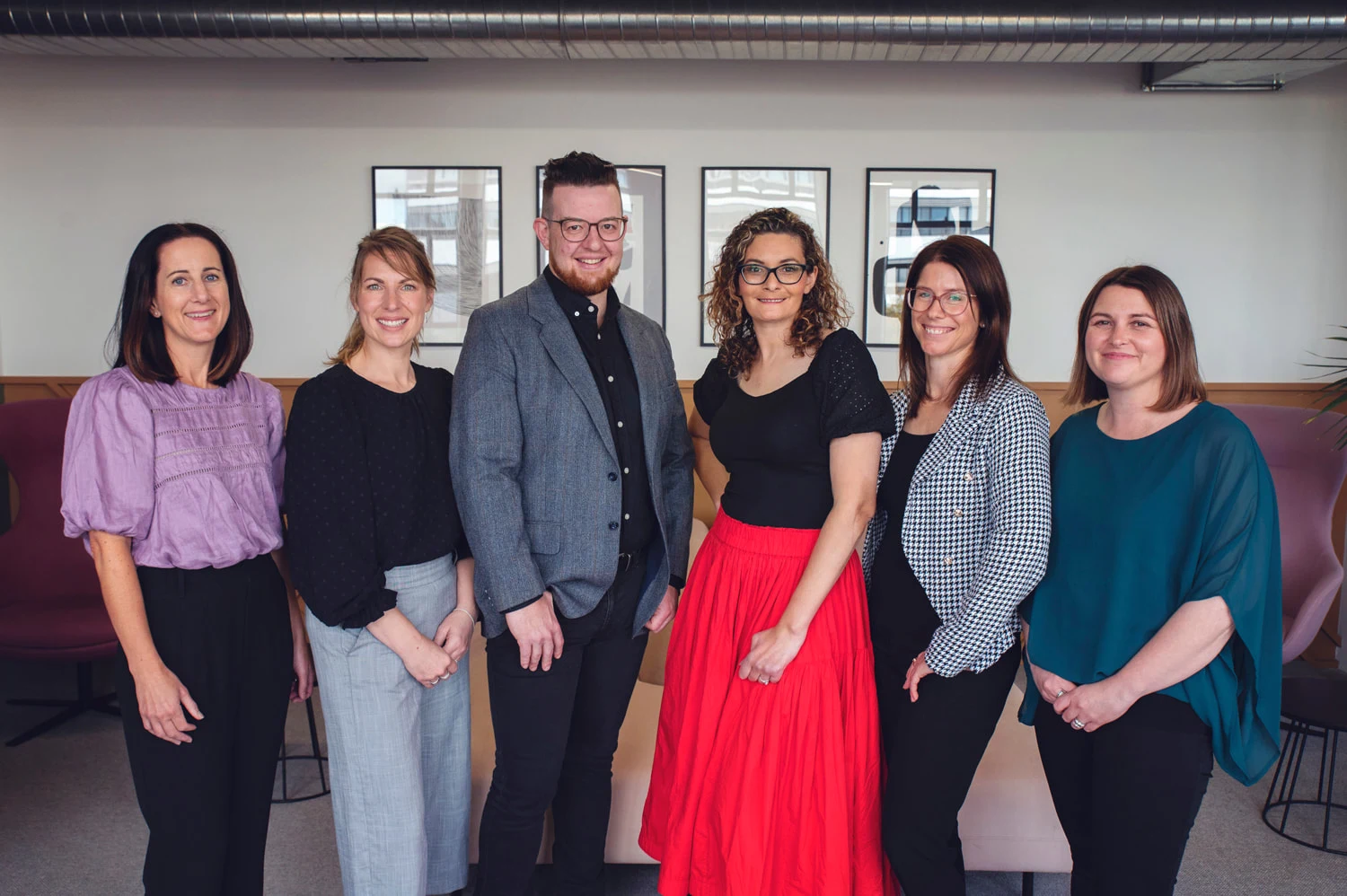 The RWA Lawyers team standing together and smiling
