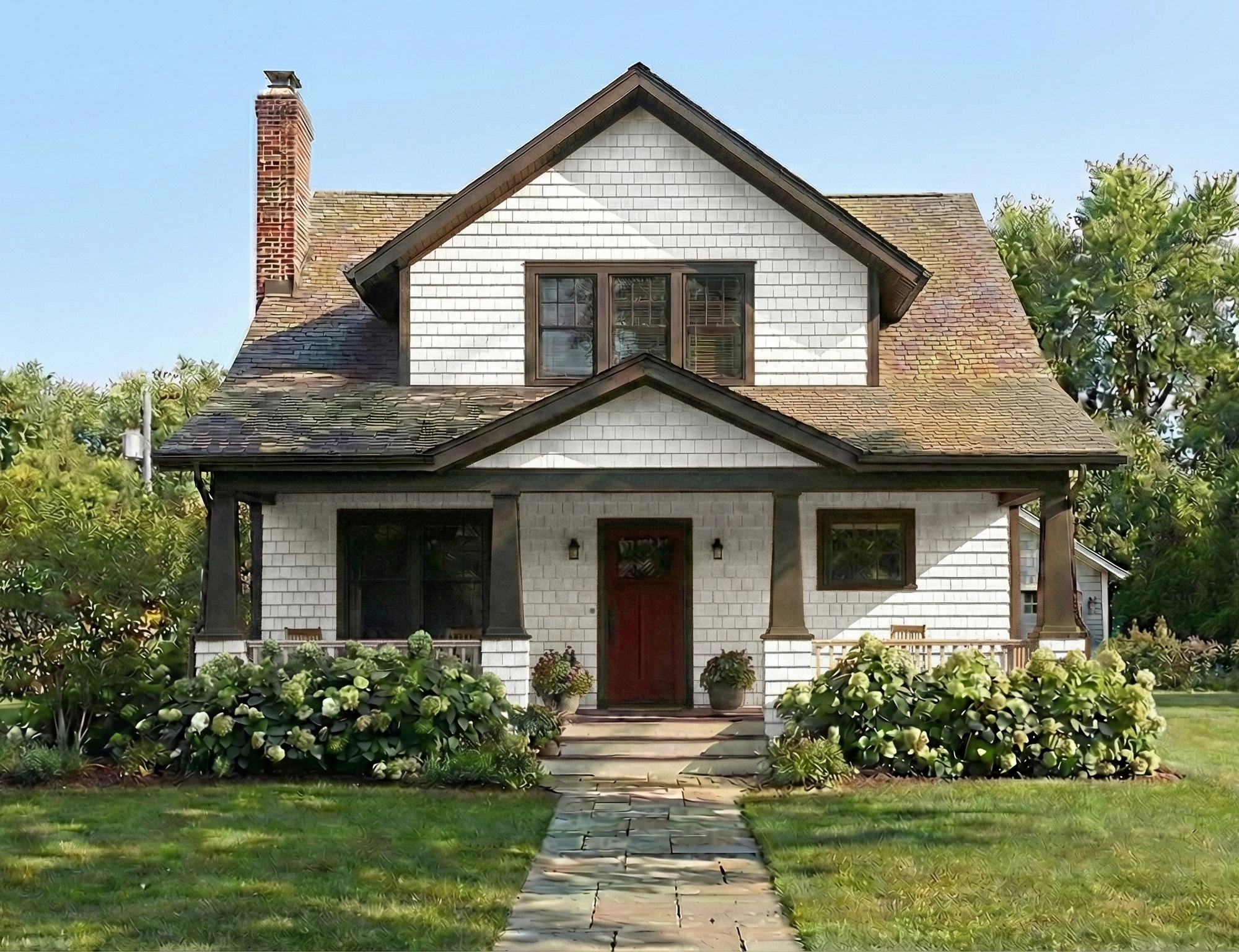 House with Shingles Siding