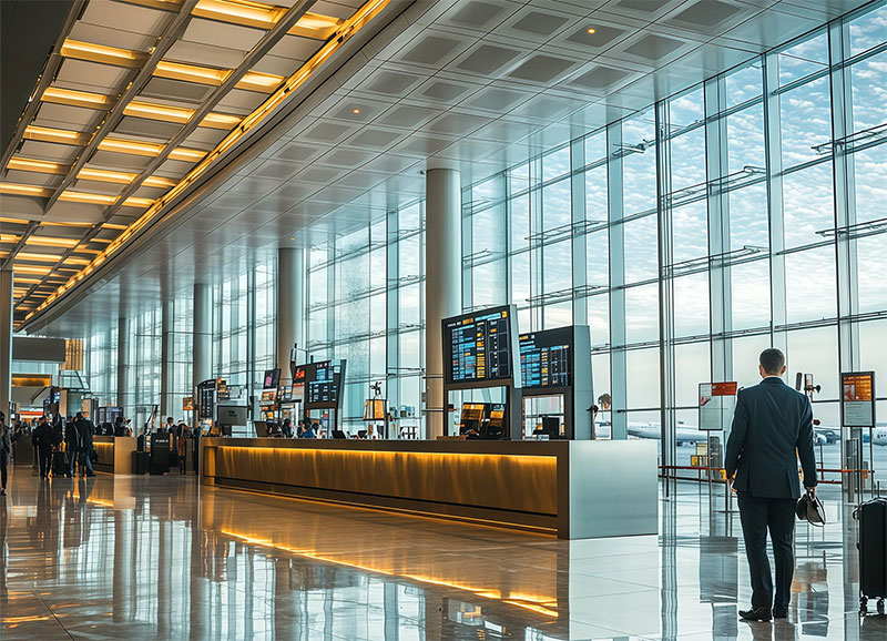 image of maintenance crew working on aircraft