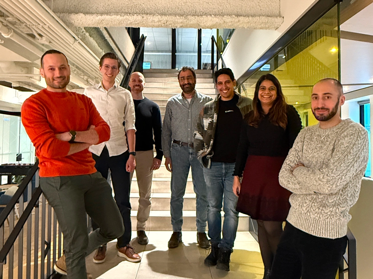 Photograph of JetScale team members